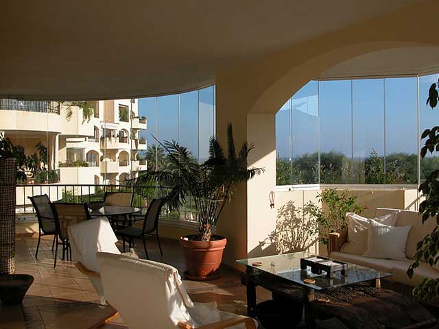 Single Glazed Glass Curtains